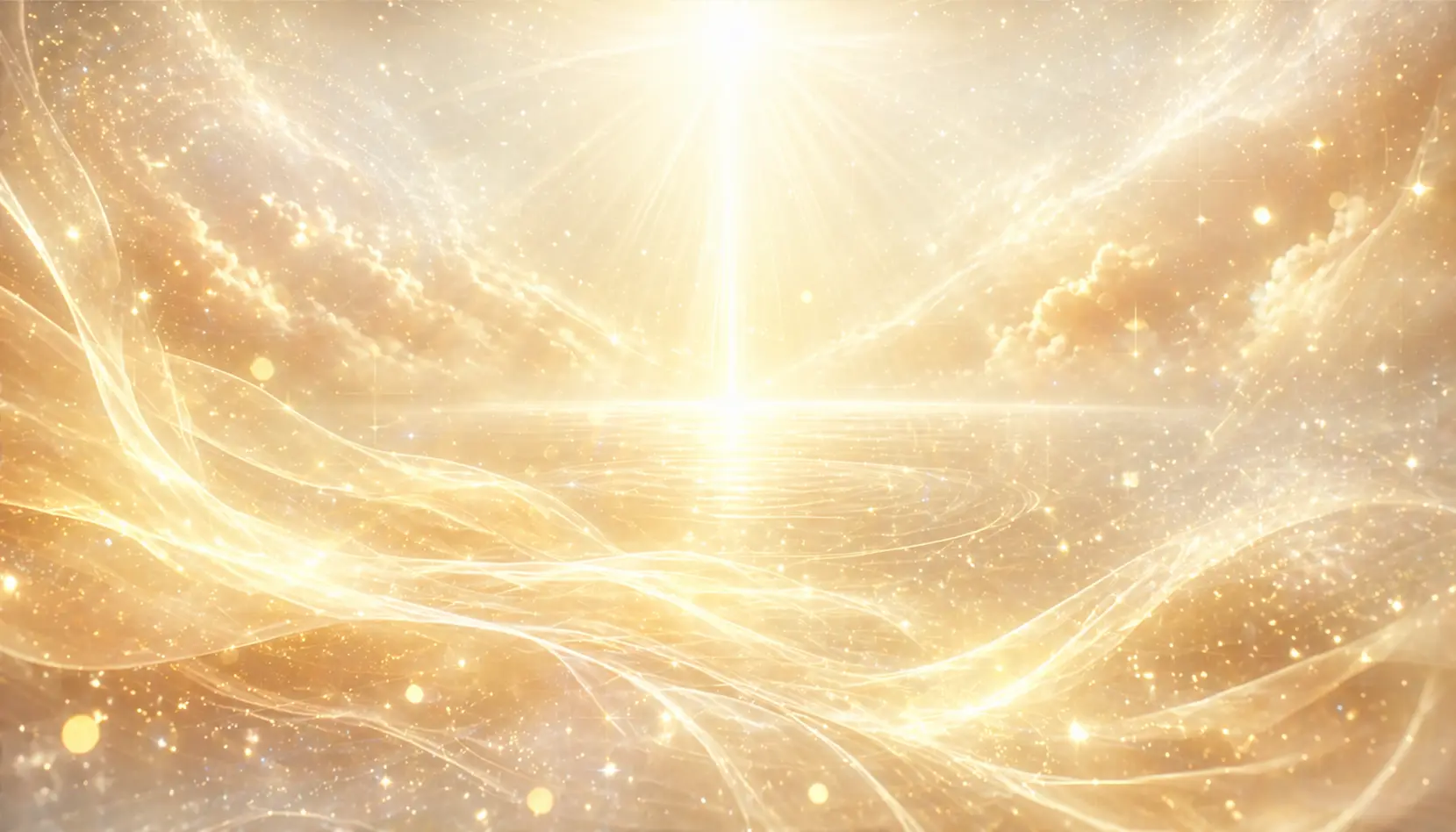 豊かな光がきらめく水面のイメージ画像