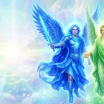 大天使ミカエルと大天使ラファエル