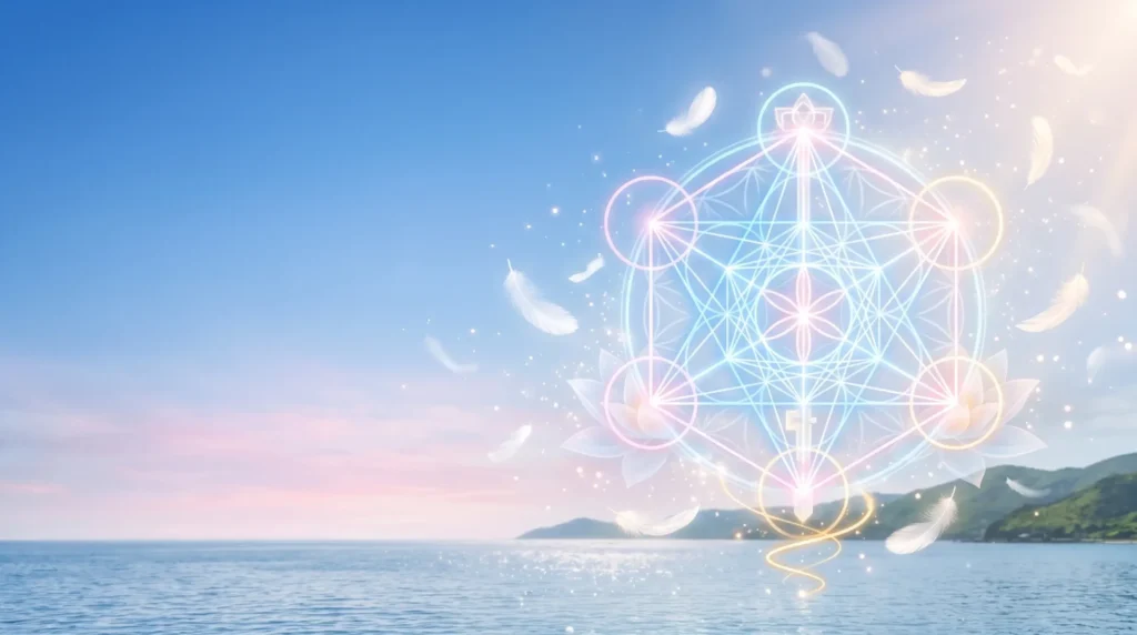 地上天国と魂の成長を象徴する光の神聖幾何学