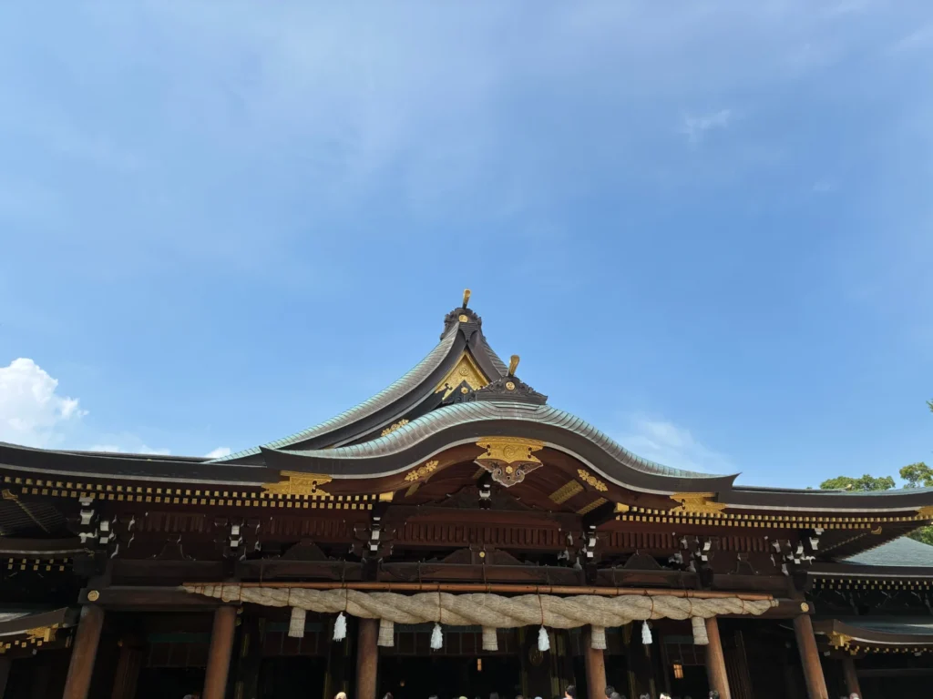 青空のもと夏越の大祓い